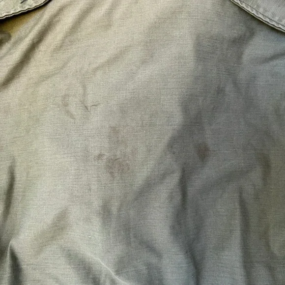 Vintage 1960s US Military M-65 Hooded Field Jacket Medium Army OG-107 No Liner - Picture 13 of 16